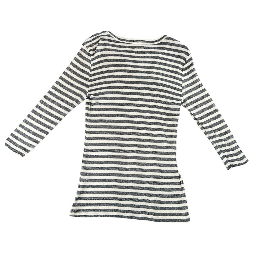 Anthropologie Michael Stars Women's Shine V-Neck Long-Sleeve Tee In Size XS/S - Picture 5 of 8
